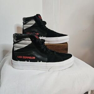 Vans Led‎ Zeppelin x SK8-Hi '50th Anniversary' Shoes Womens 5.5 Mens 4 EUC